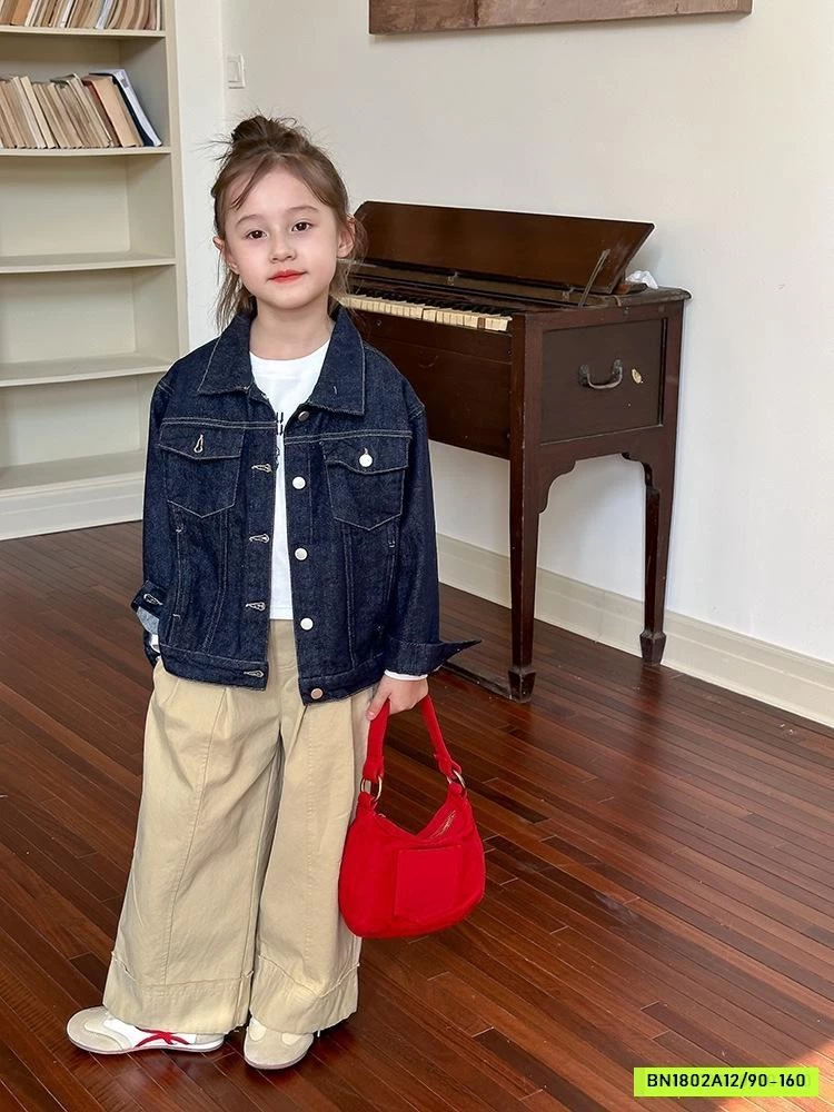 QUẦN SUÔNG GẤP GẤU GÂN TRƯỚC 24X024 AMBB