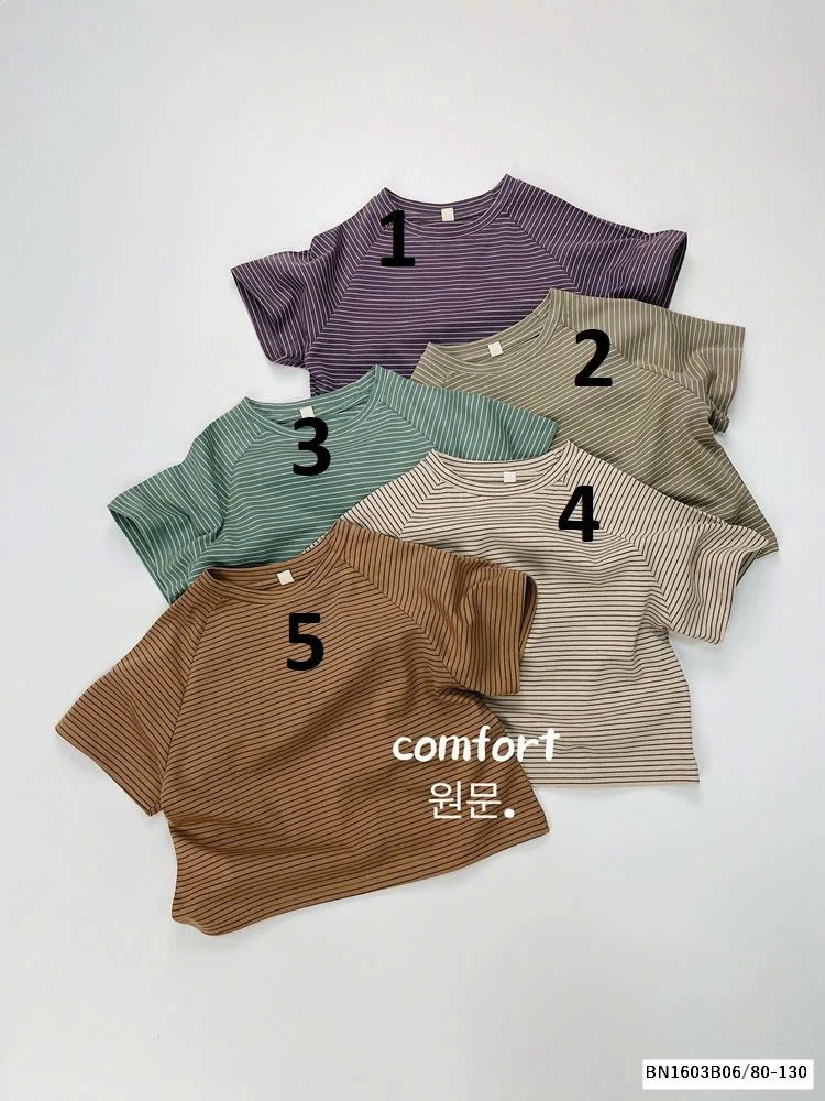 ÁO THUN KẺ TĂM XUẤT HÀN