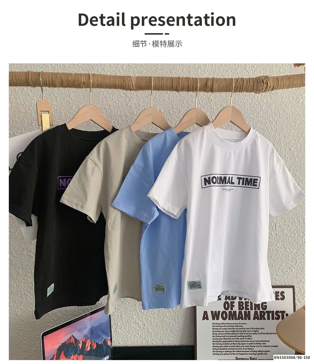 ÁO THUN BÉ TRAI CHỮ NORMAL TIME