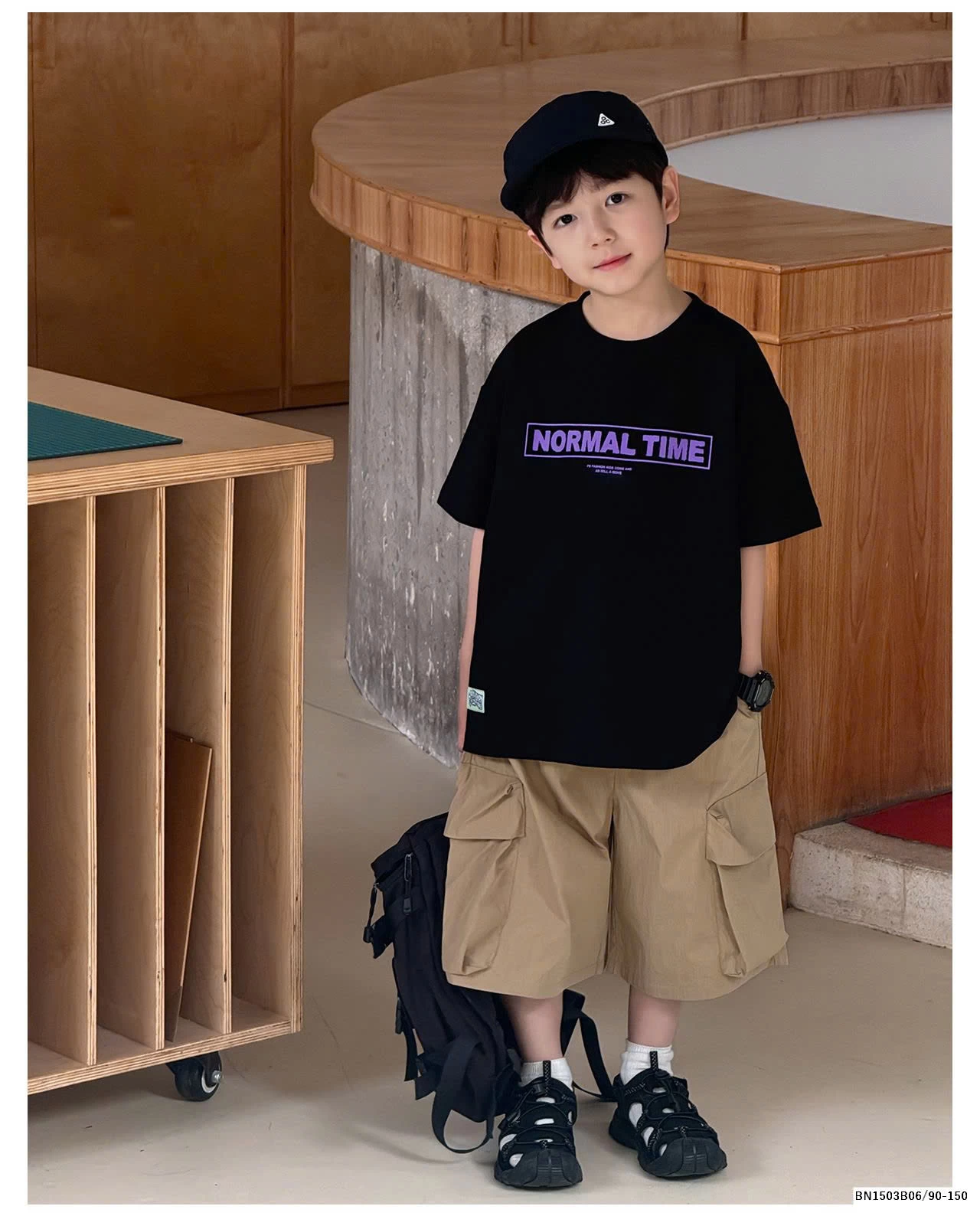 ÁO THUN BÉ TRAI CHỮ NORMAL TIME