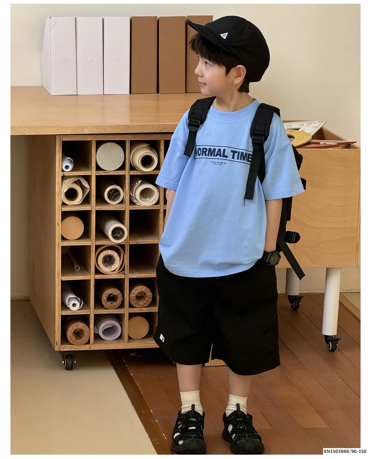 ÁO THUN BÉ TRAI CHỮ NORMAL TIME