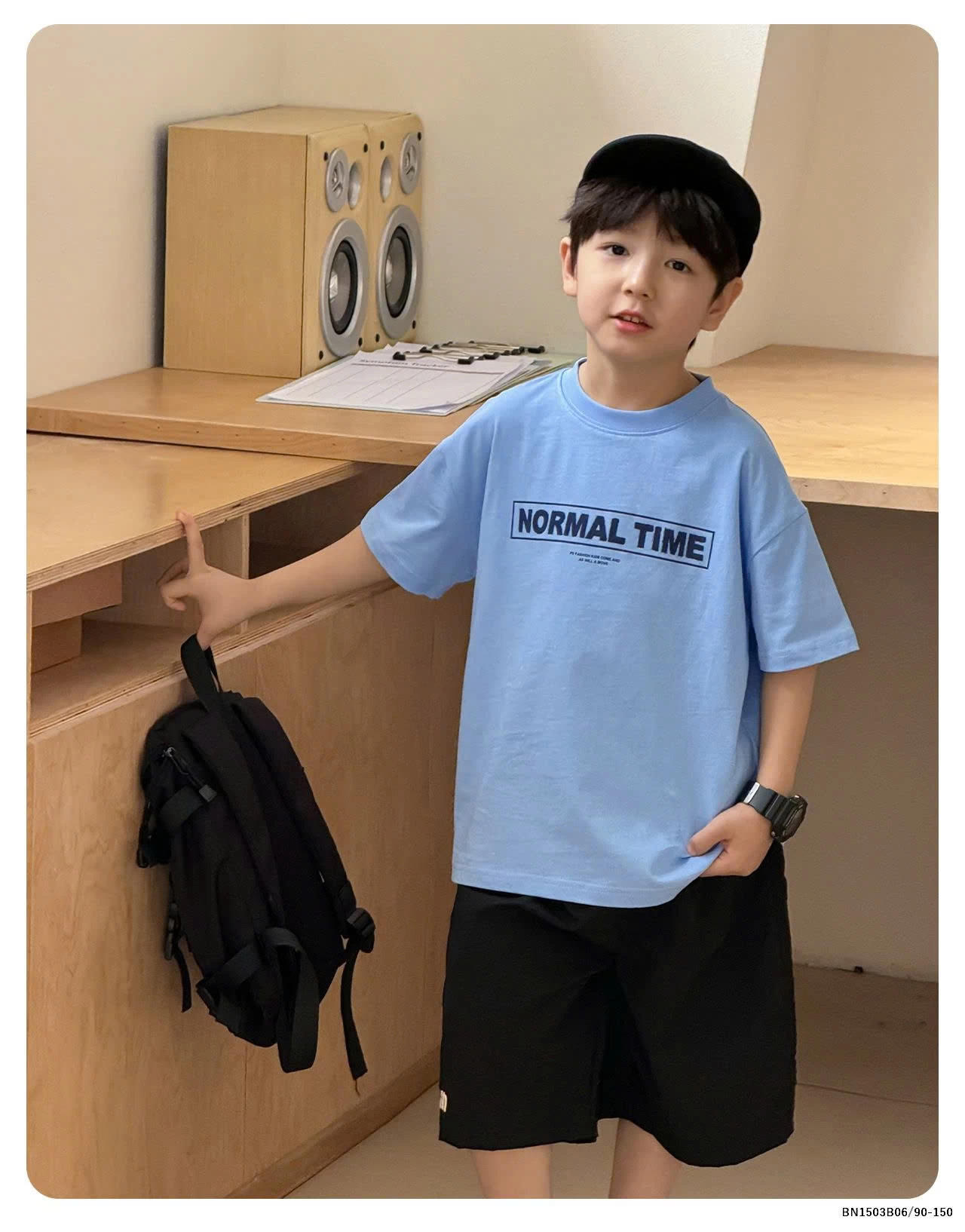 ÁO THUN BÉ TRAI CHỮ NORMAL TIME