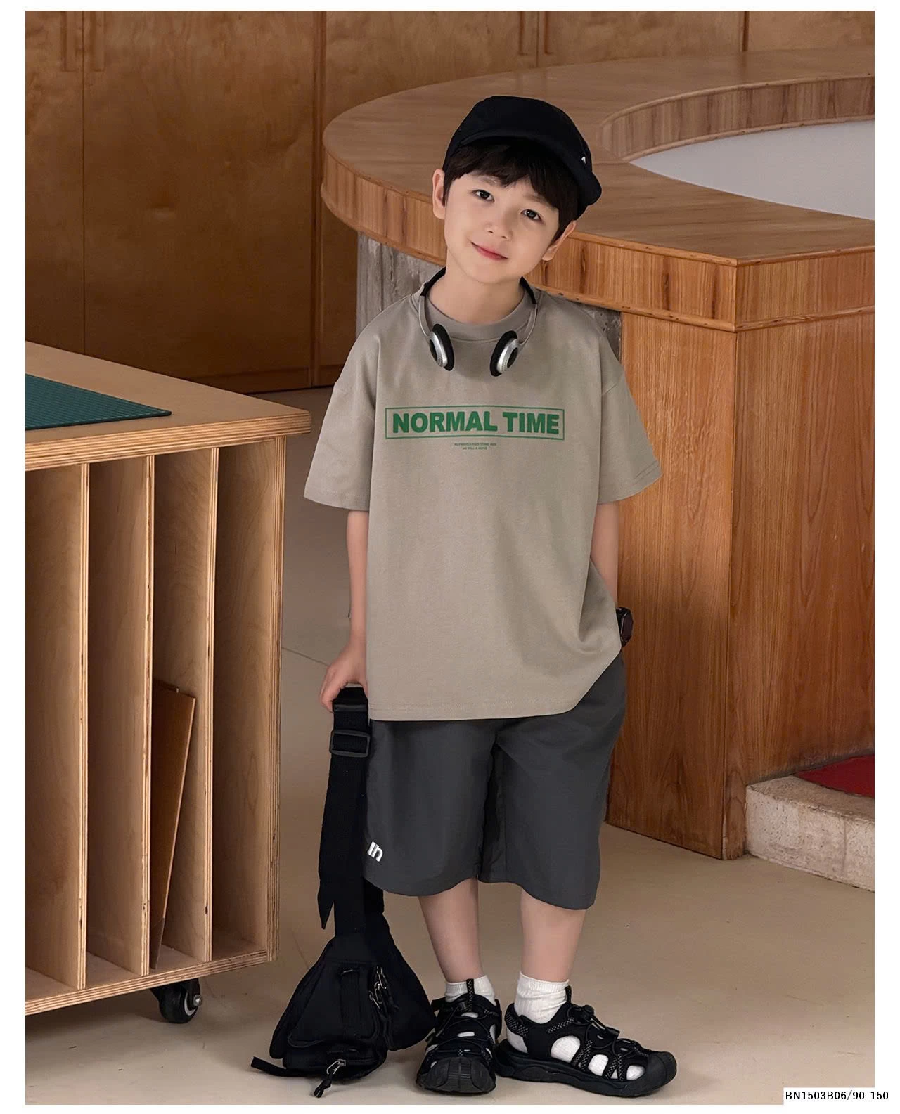 ÁO THUN BÉ TRAI CHỮ NORMAL TIME