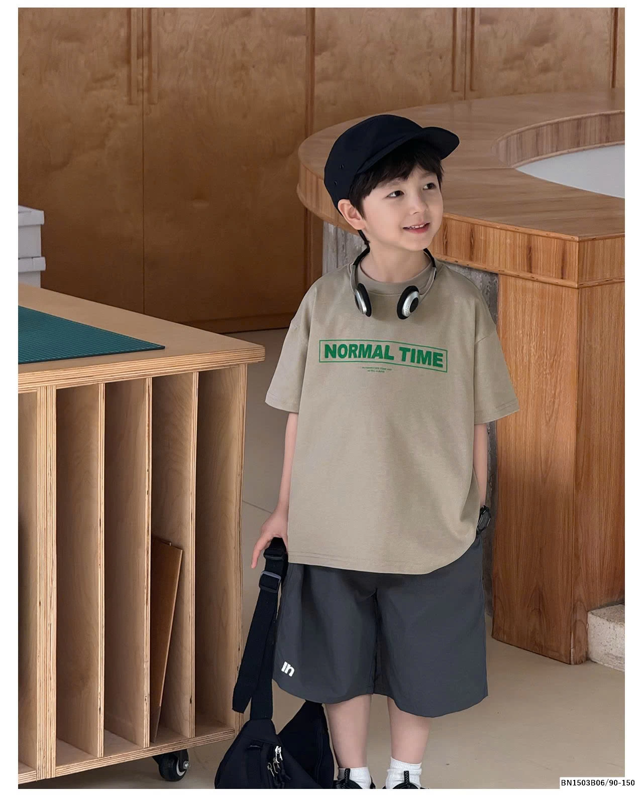 ÁO THUN BÉ TRAI CHỮ NORMAL TIME