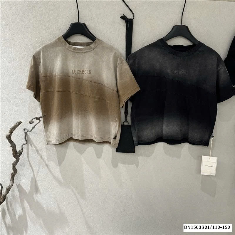 ÁO THUN LOANG MÀU BÉ TRAI