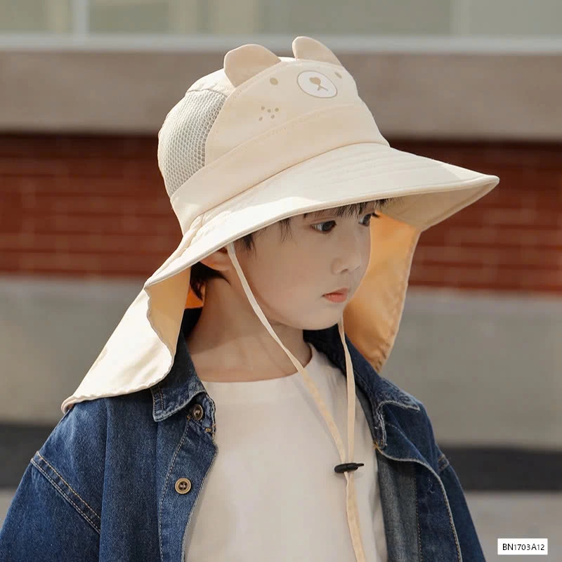 MŨ CHỐNG NẮNG THOÁNG KHÍ TAI GẤU