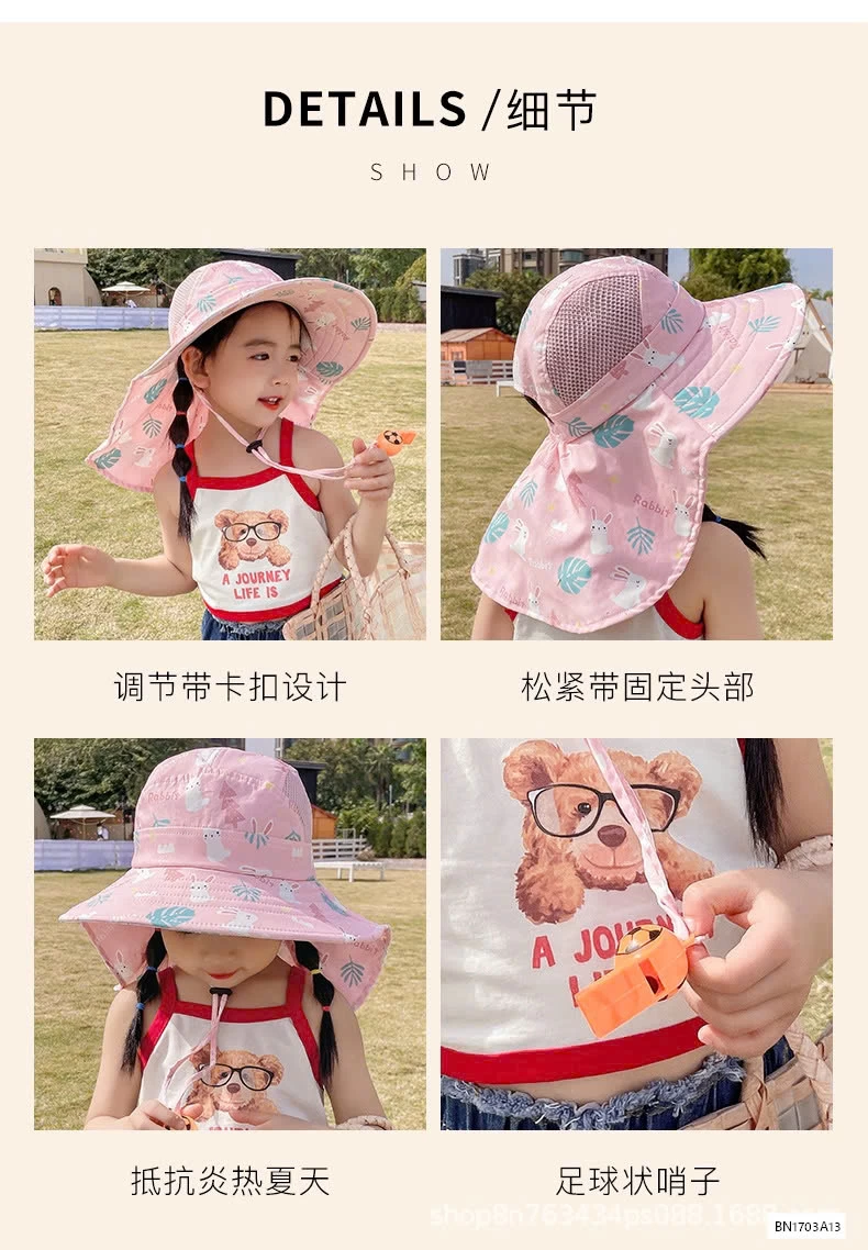 MŨ CHỐNG NẮNG IN HÌNH DỄ THƯƠNG