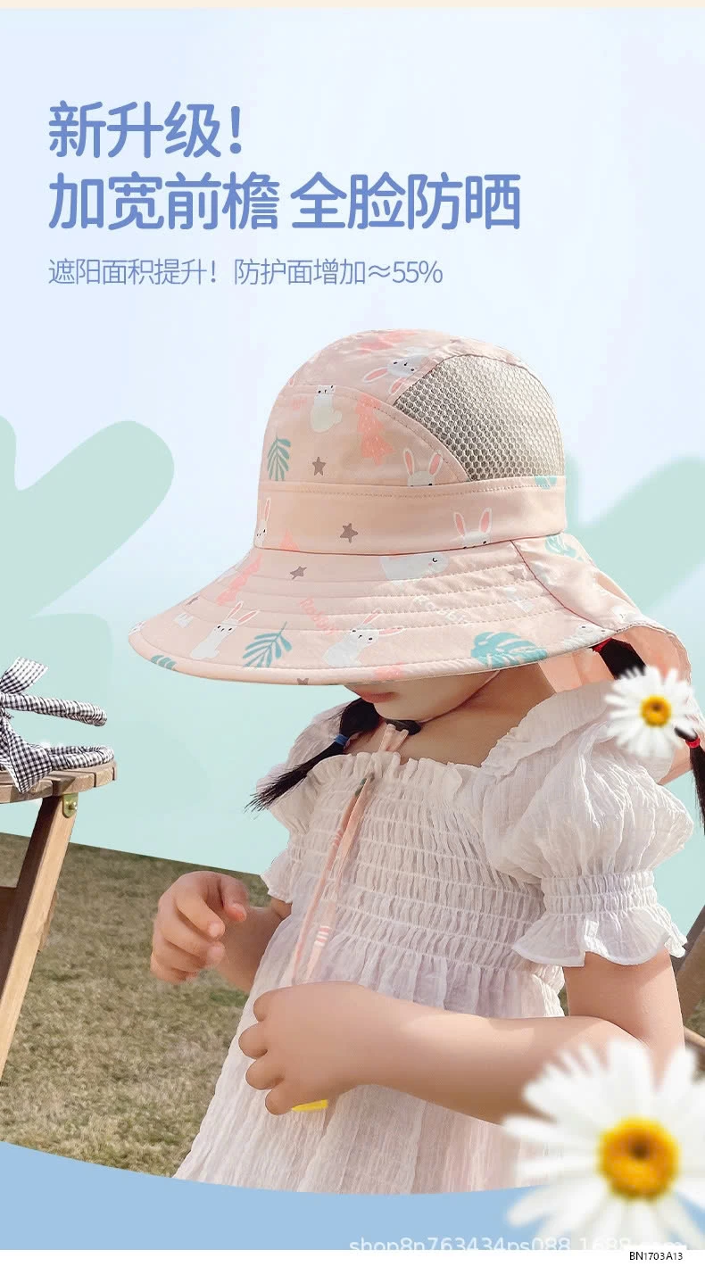 MŨ CHỐNG NẮNG IN HÌNH DỄ THƯƠNG