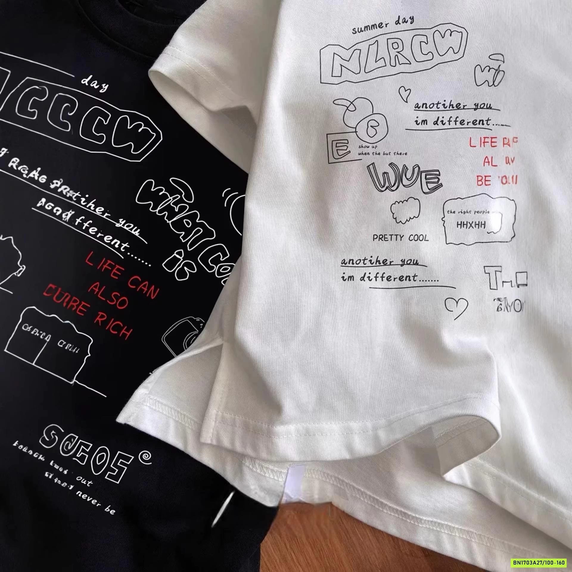 ÁO THUN IN CHỮ NGỘ NGHĨNH