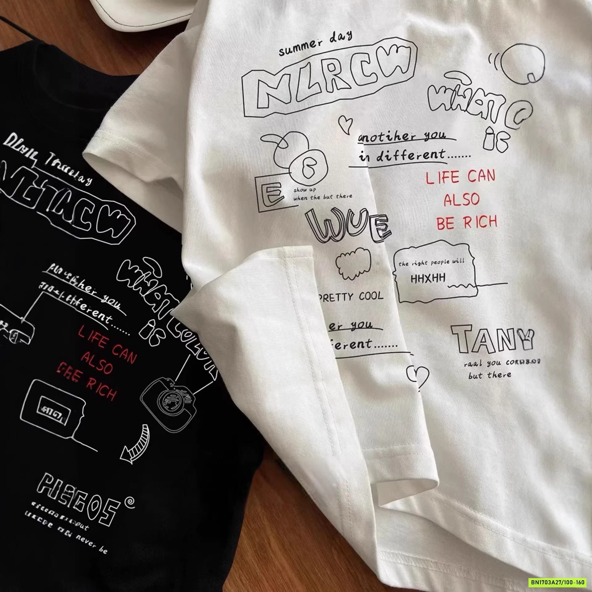 ÁO THUN IN CHỮ NGỘ NGHĨNH