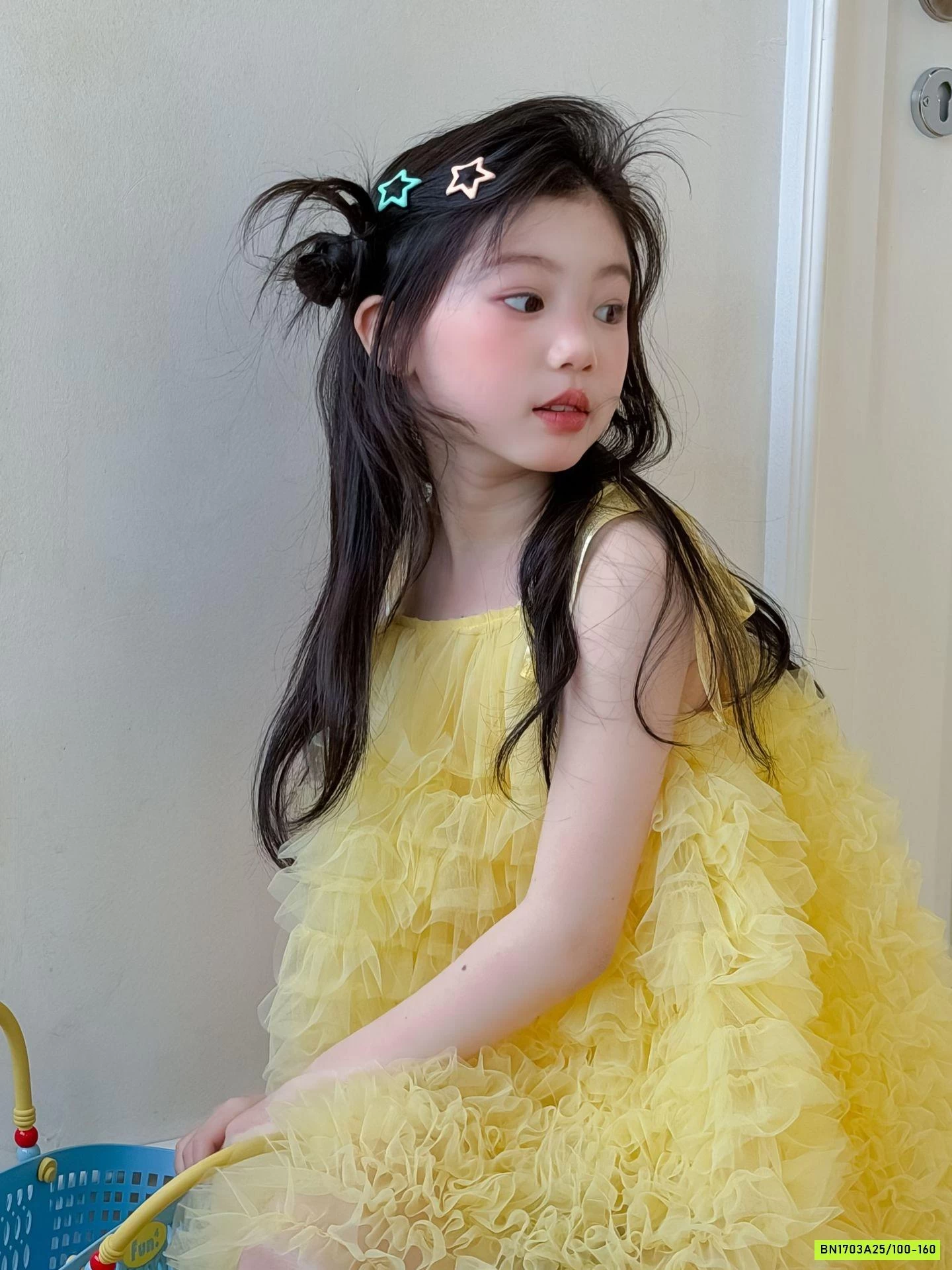 ĐẦM VOAN TUTU VÀNG 2 DÂY