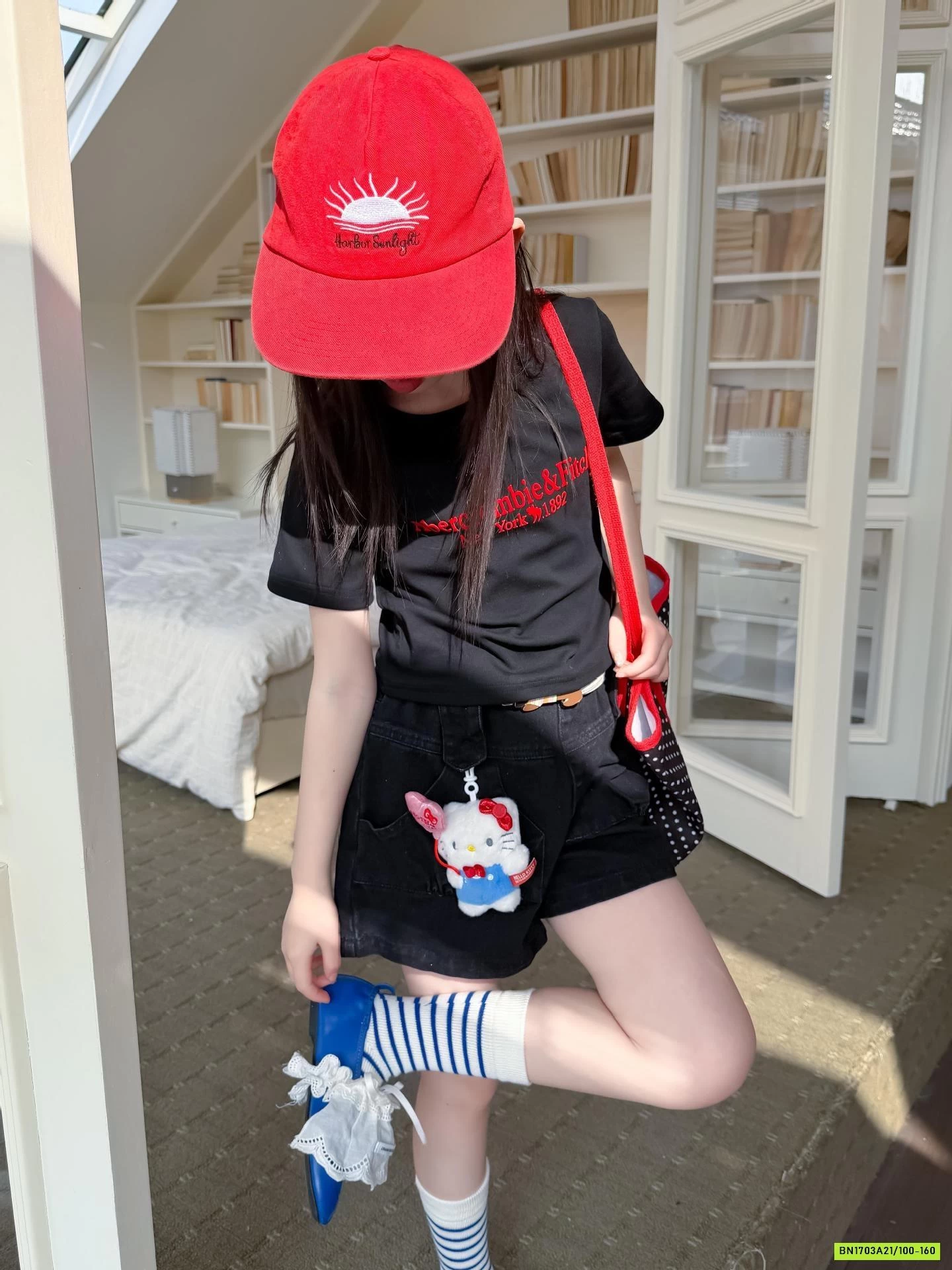 CROPTOP MIX SHORT ĐEN