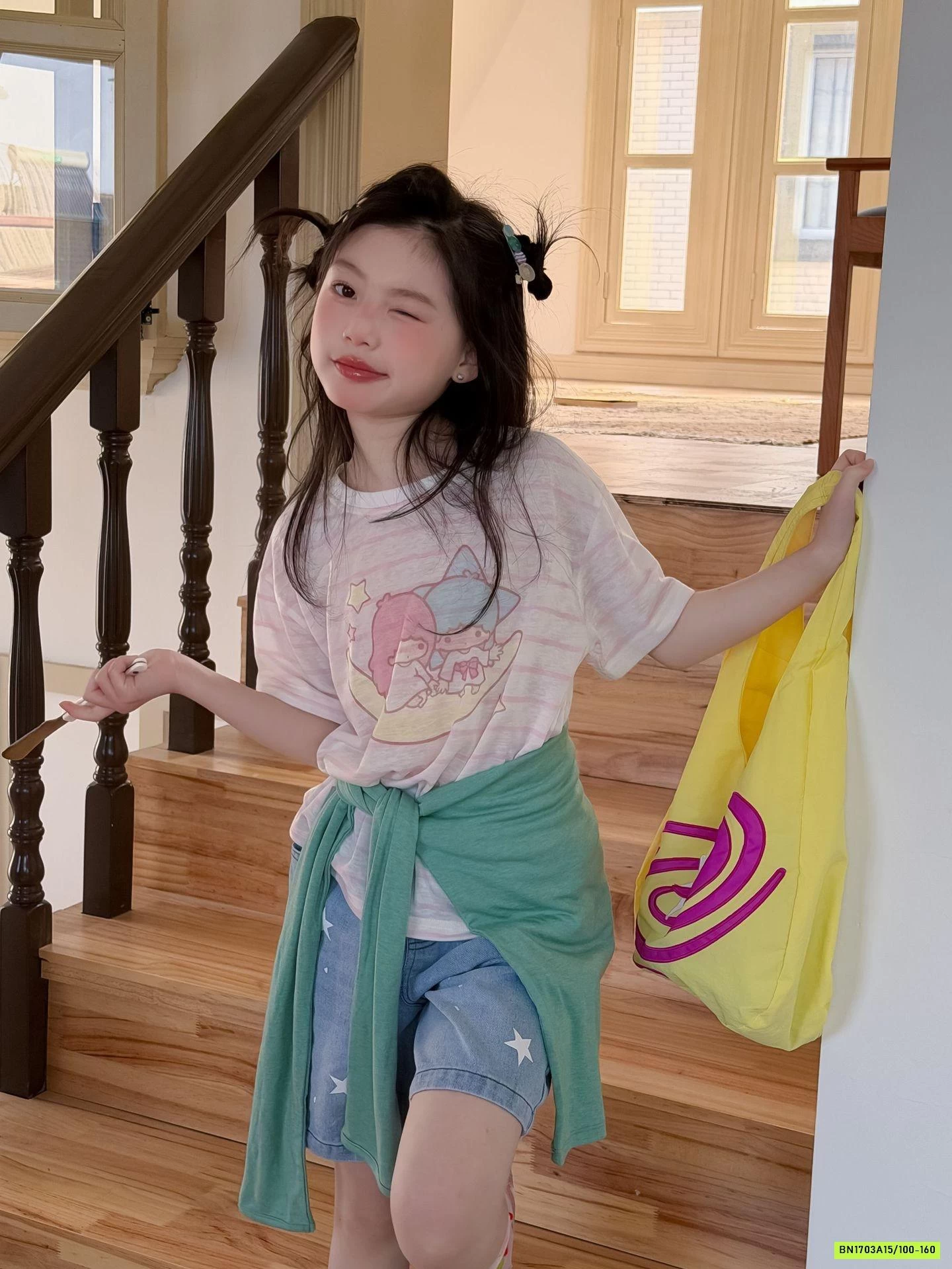 ÁO THUN GIẤY KẺ NGANG