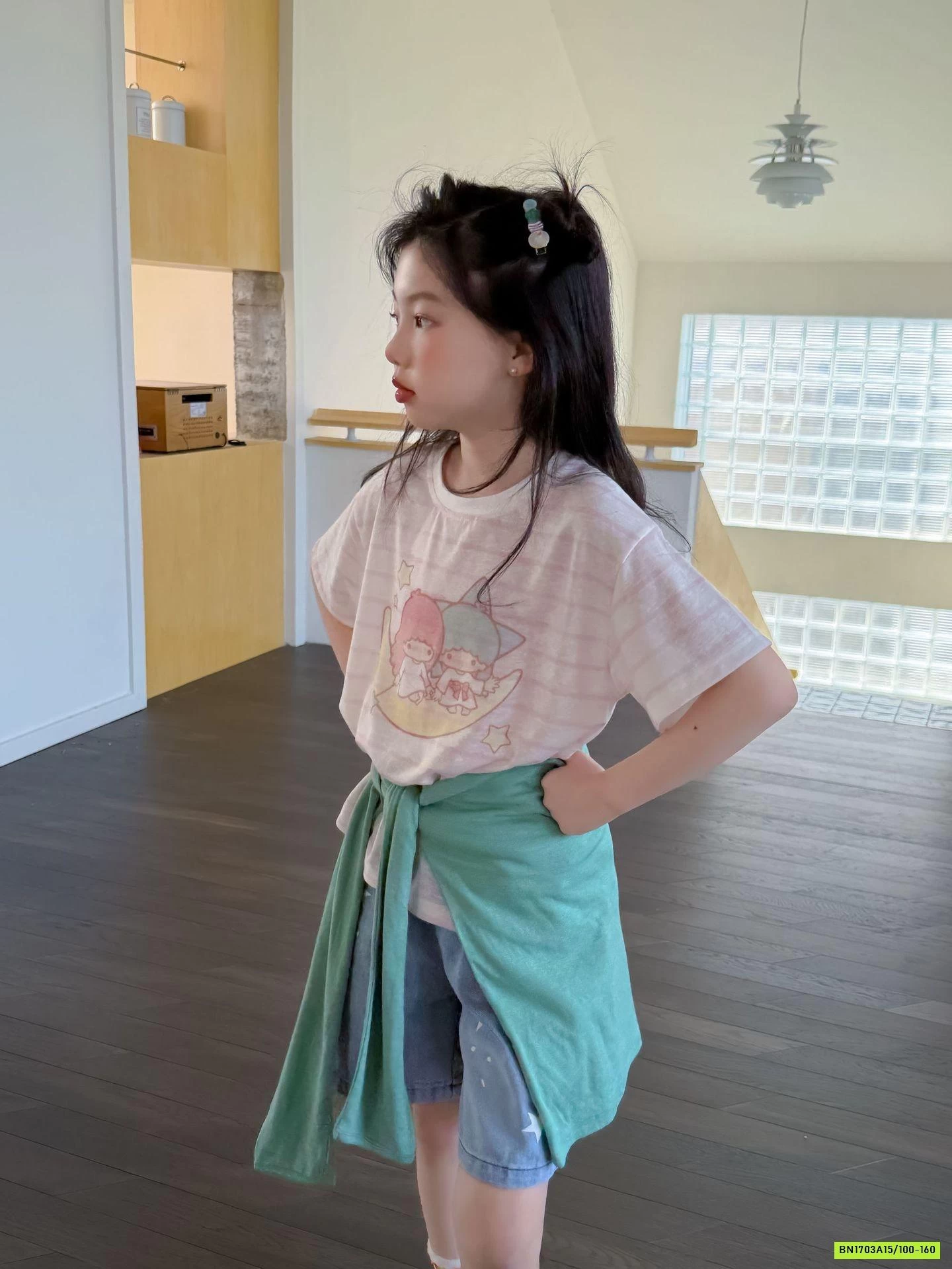 ÁO THUN GIẤY KẺ NGANG