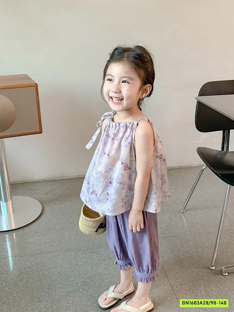 SÉT BABYDOLL HOA TÍM 2 DÂY