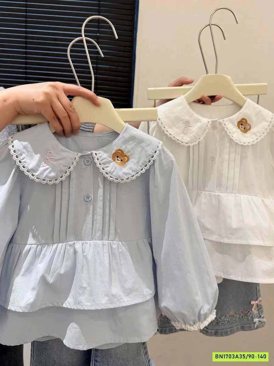 ÁO SƠ MI GẤU CHO BG