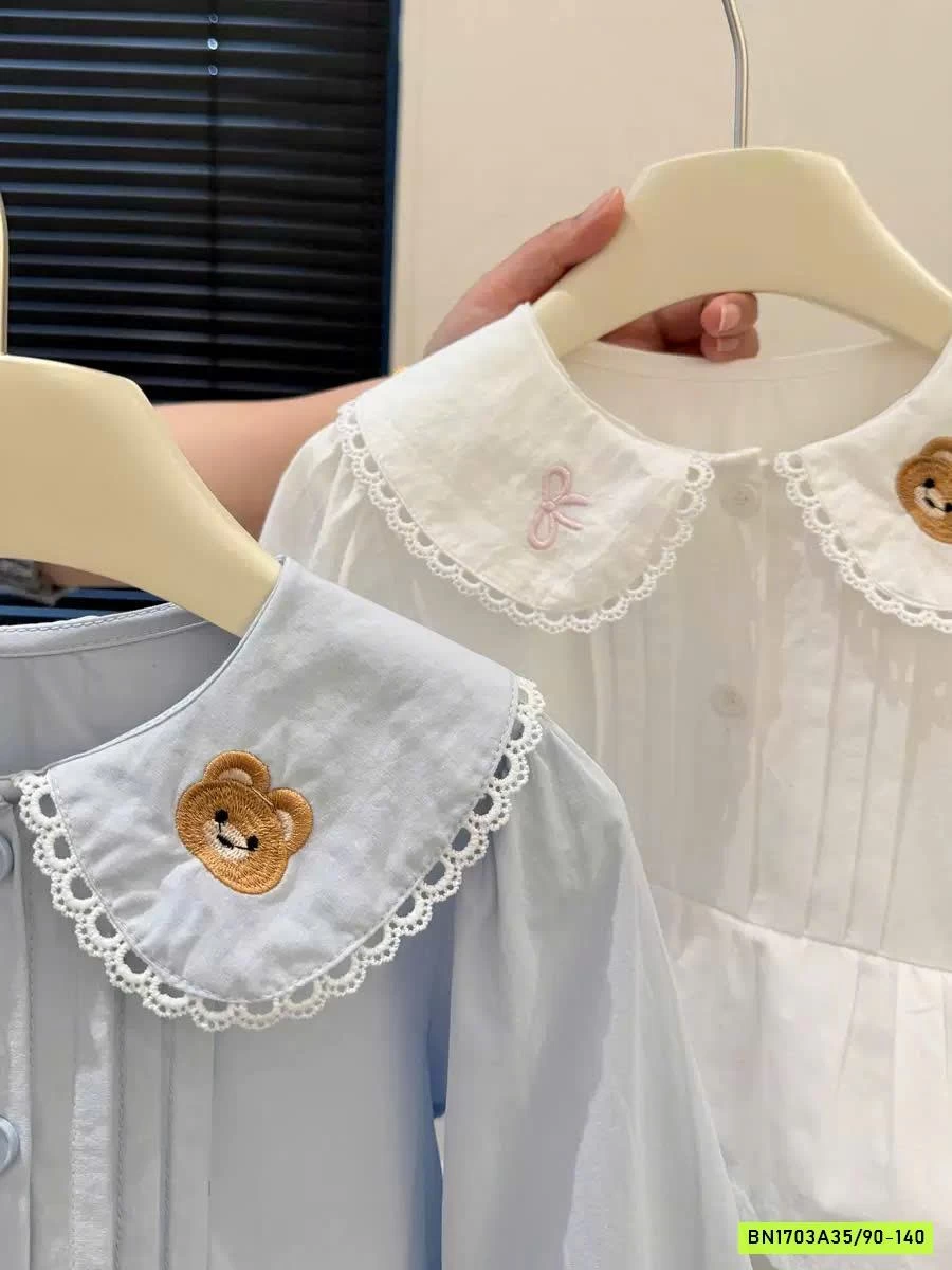 ÁO SƠ MI GẤU CHO BG