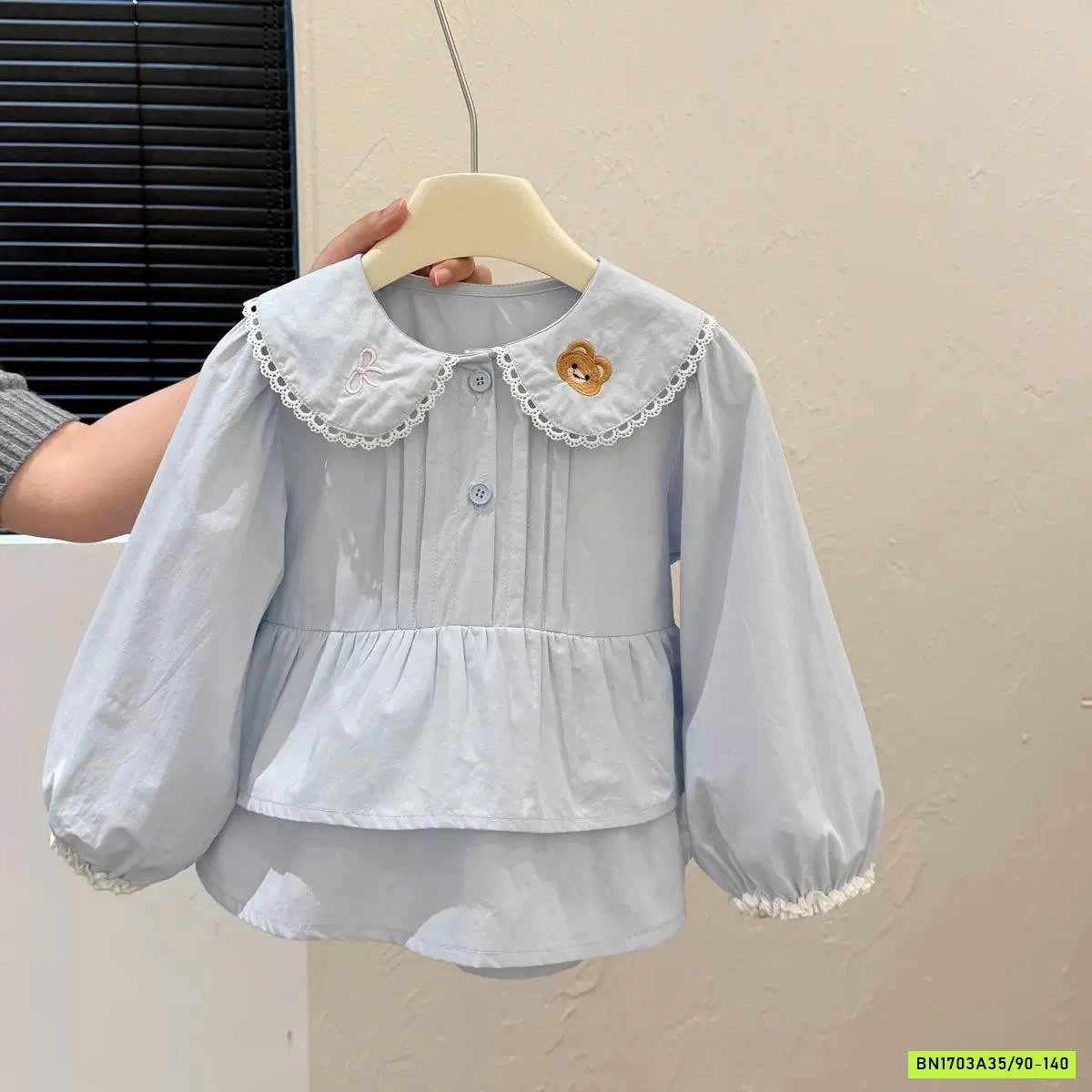 ÁO SƠ MI GẤU CHO BG