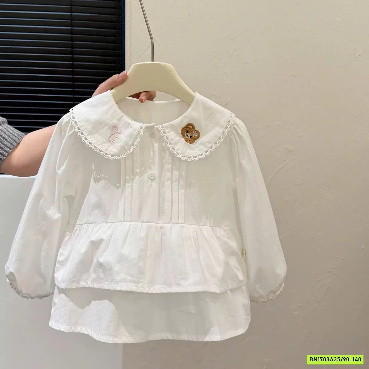 ÁO SƠ MI GẤU CHO BG