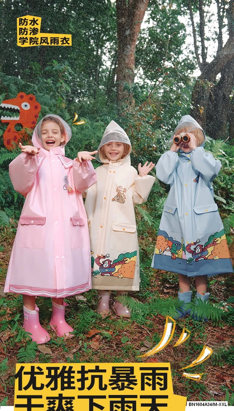 ÁO MƯA TRÙM BALO ĐI HỌC CHO BÉ