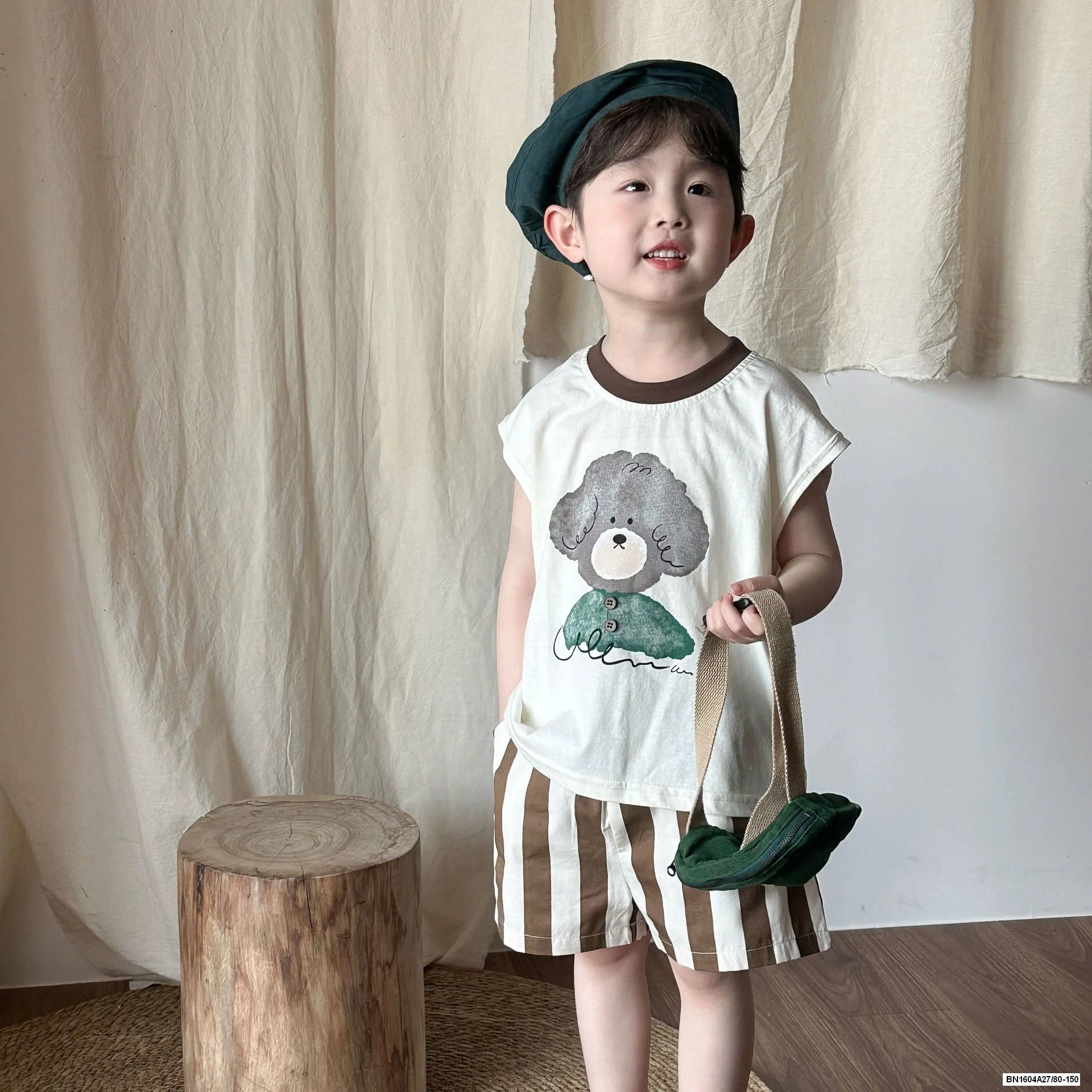 SÉT BỘ CÚN QUẦN SỌC