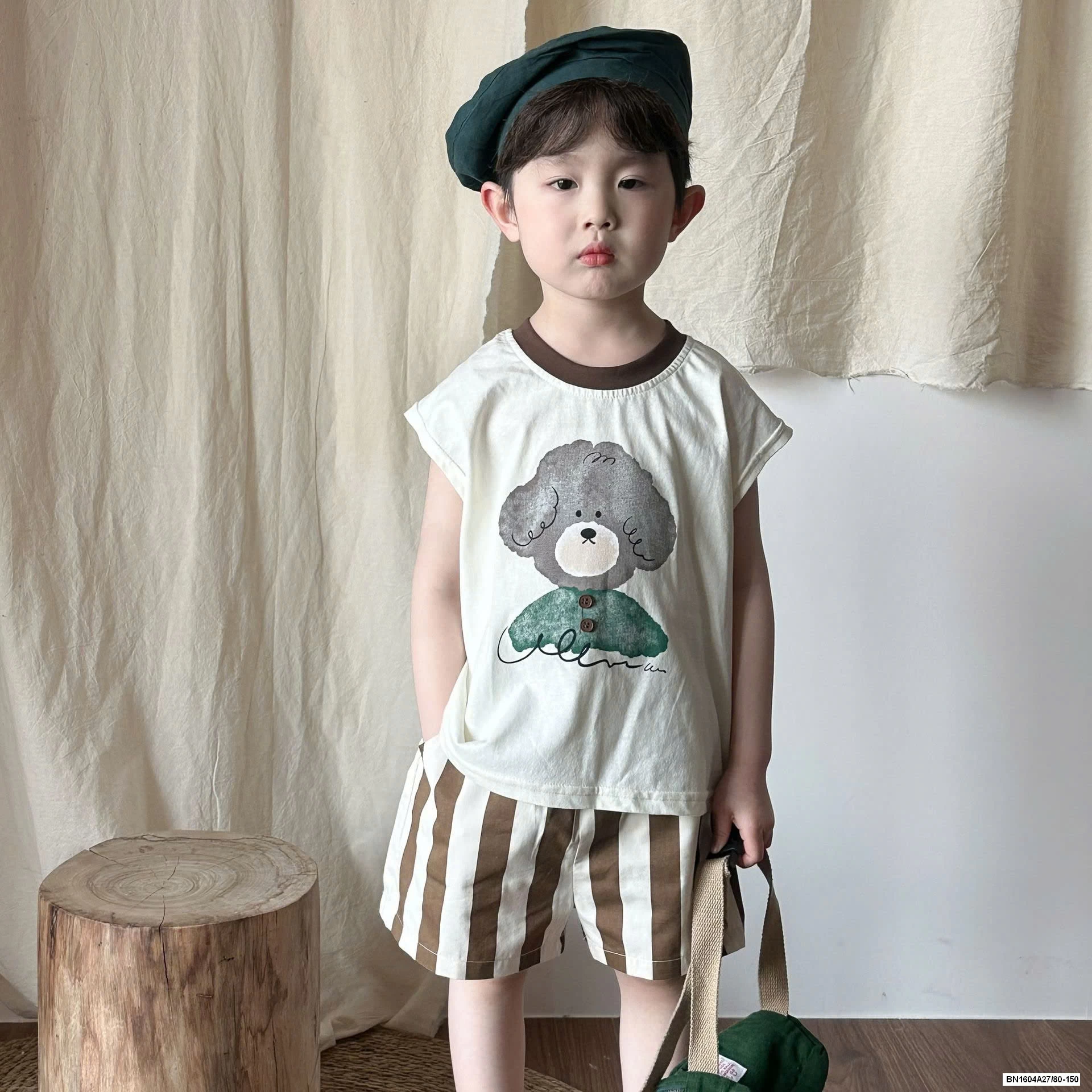 SÉT BỘ CÚN QUẦN SỌC