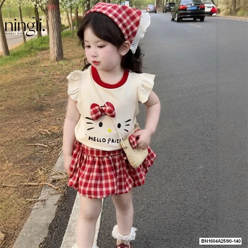 SÉT ĐỎ KITTY KÈM TÚI