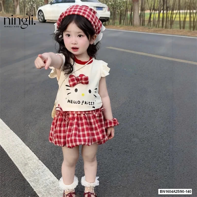 SÉT ĐỎ KITTY KÈM TÚI