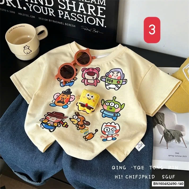 ÁO THUN HOẠT HÌNH ĐÁNG YÊU