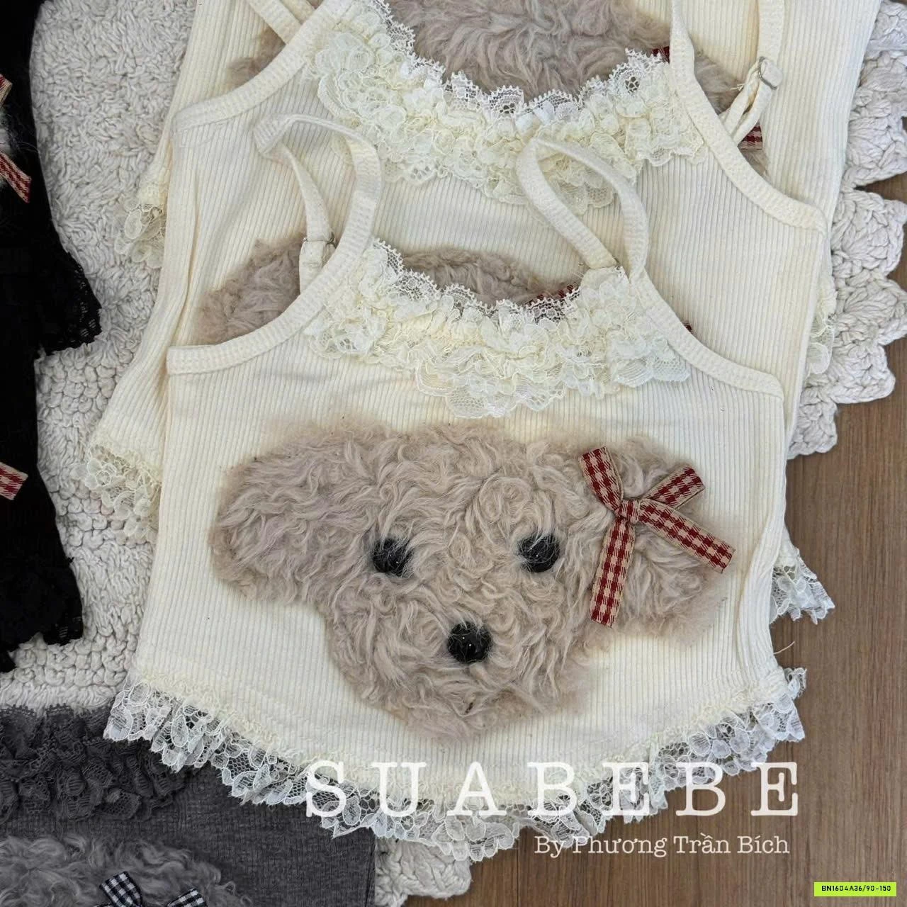 ÁO 2 DÂY GẤU MIX QUẦN BÍ T&QKIDS