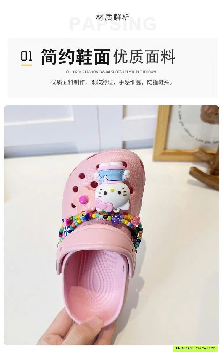 DÉP SỤC CROCS CHO KITTY