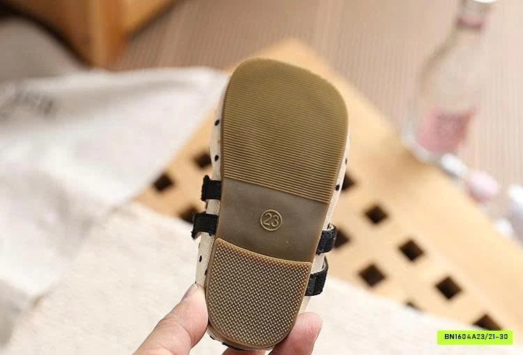 GIÀY BÚP BÊ LƯỚI ĐÍNH HOA TRÀ