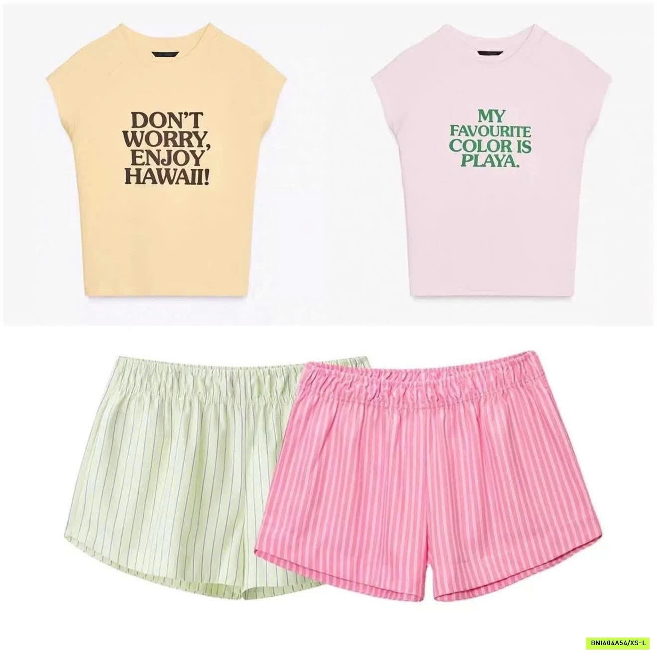 SÉT ÁO TANKTOP MIX SHORT SỌC KASLEAD