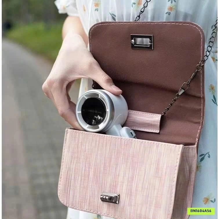 QUẠT MINI GẤP GỌN ĐEO CỔ