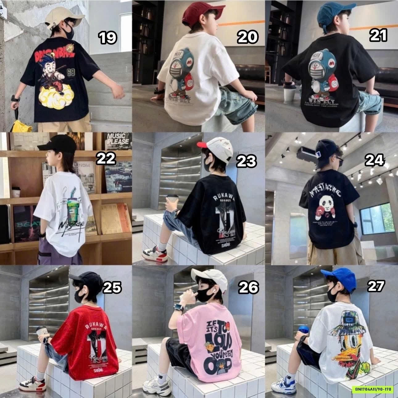 BST ÁO PHÔNG BÉ TRAI