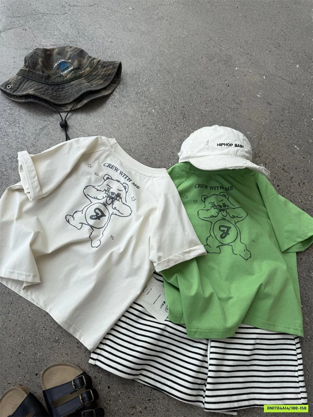 ÁO THUN IN GẤU XUẤT HÀN