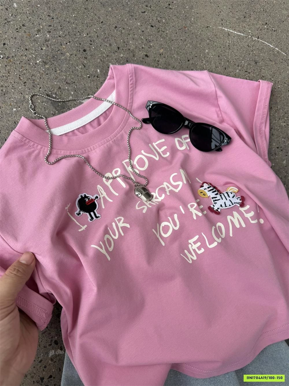 THUN HỒNG IN CHỮ