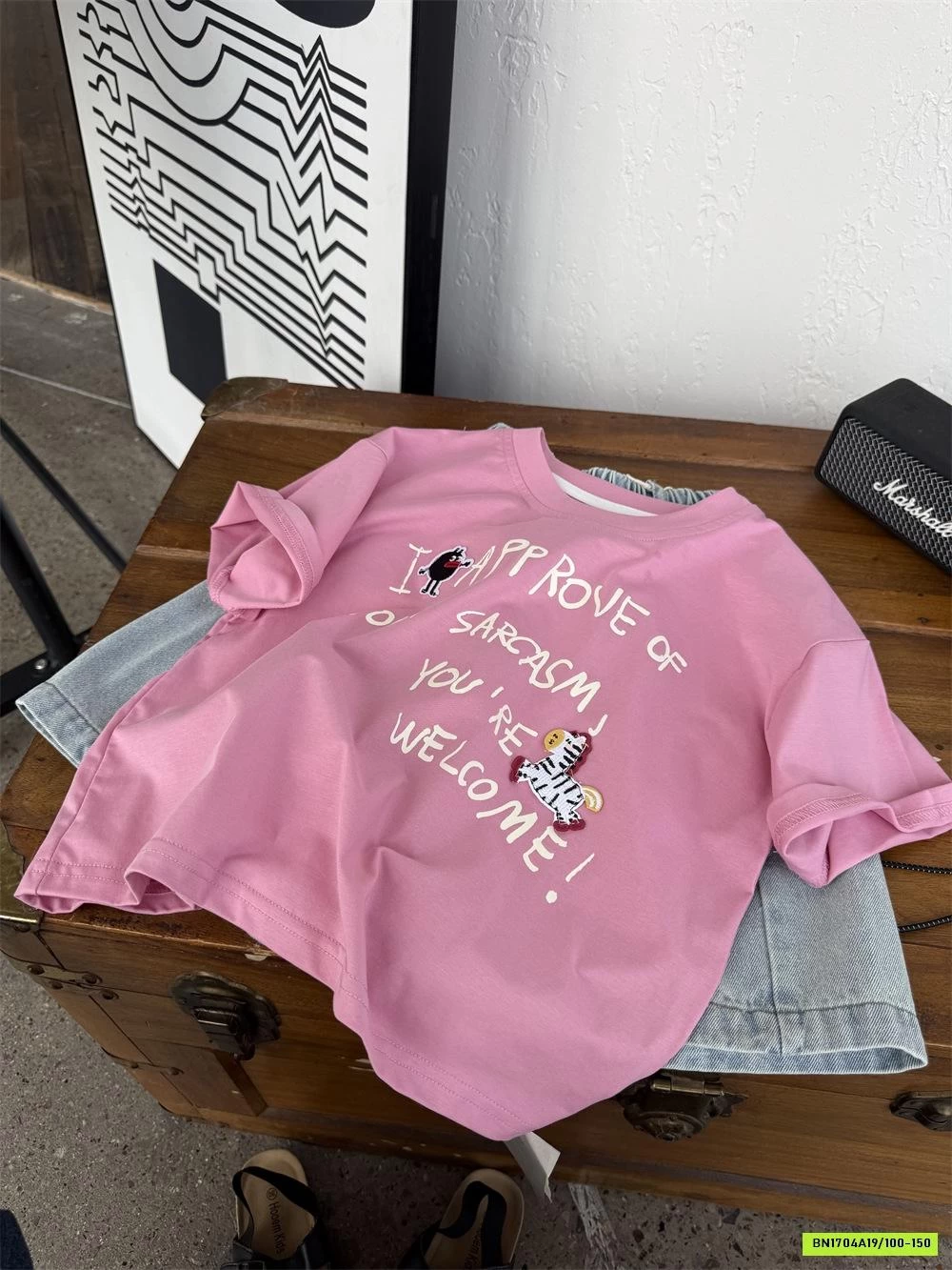 THUN HỒNG IN CHỮ