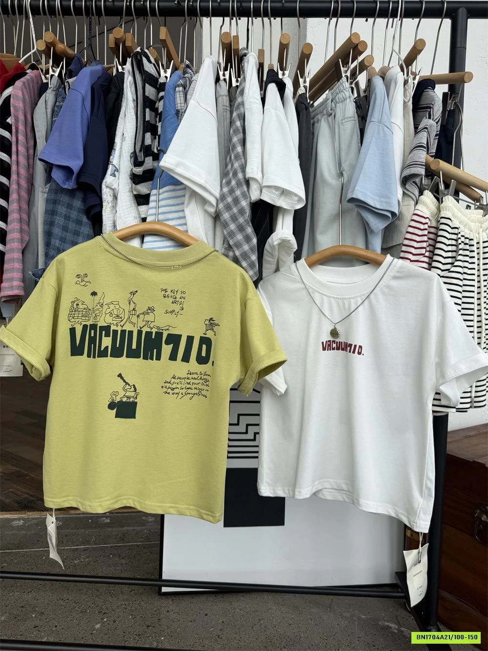 ÁO THUN IN CHỮ LƯNG