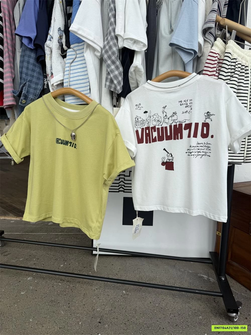 ÁO THUN IN CHỮ LƯNG