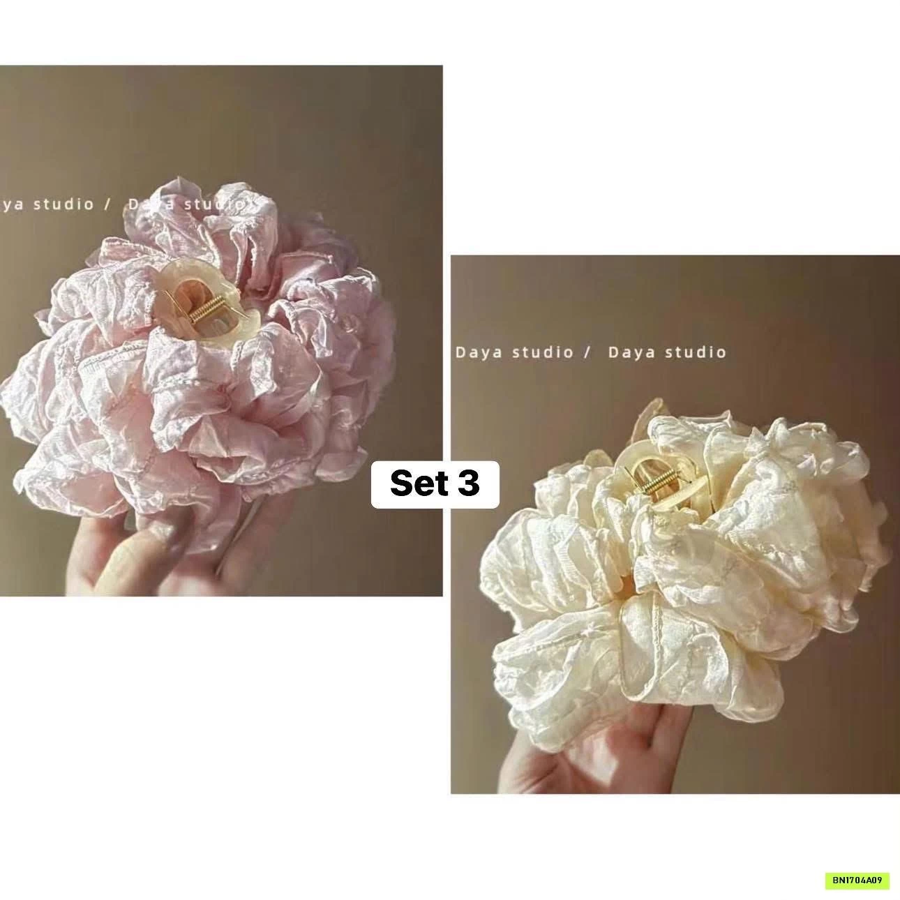 SET 2 KẸP TÓC BẢN TO HQ