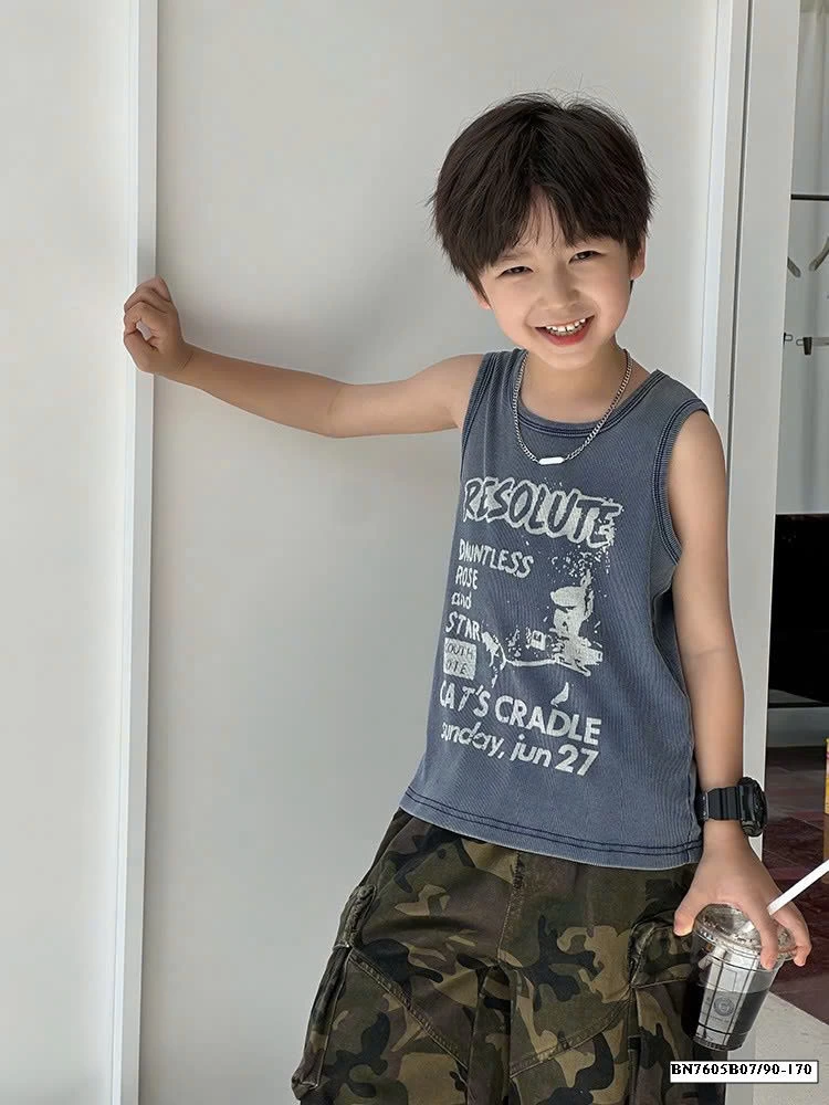 ÁO THUN 3 LỖ BÉ TRAI AMBB 25C123