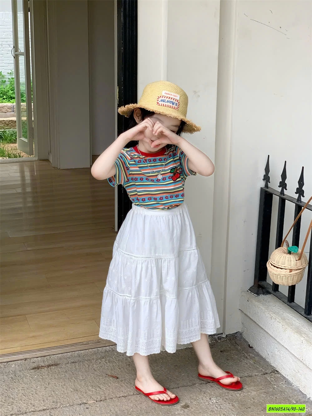 ÁO KẺ SẮC MÀU MIX CV DÀI