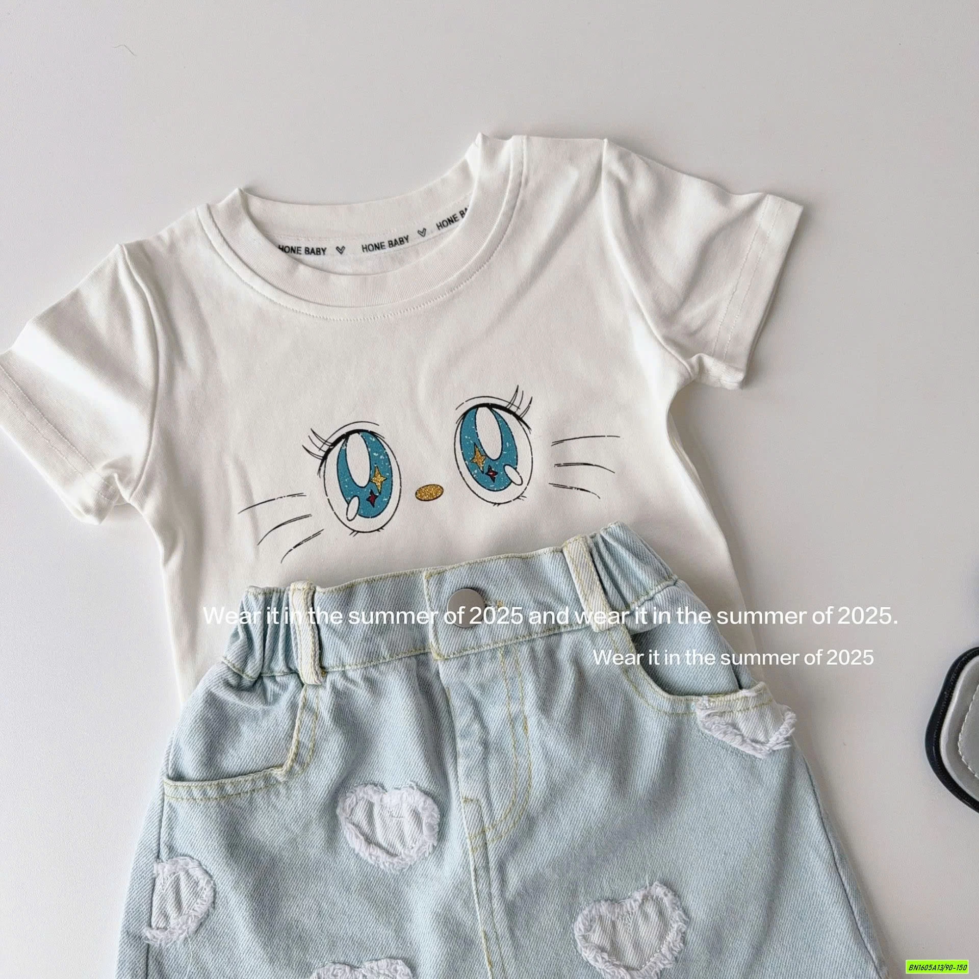 CV JEANS THÊU TRÁI TIM T&QKIDS