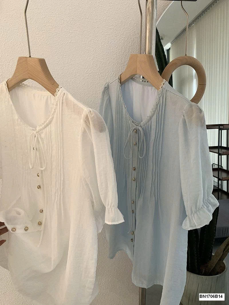 SƠ MI TAY BỒNG NỮ