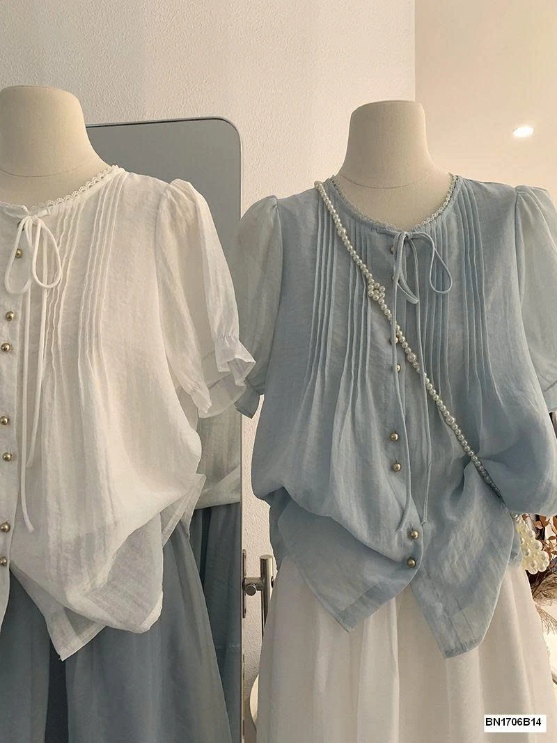 SƠ MI TAY BỒNG NỮ