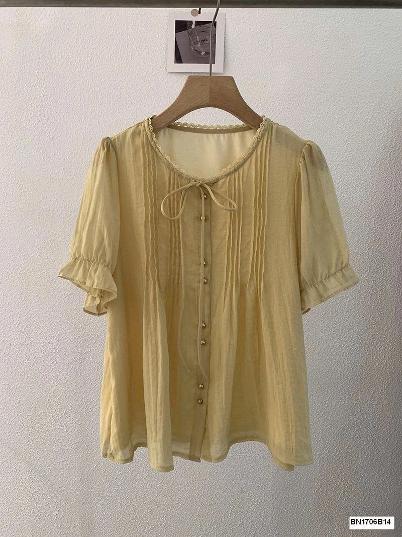 SƠ MI TAY BỒNG NỮ