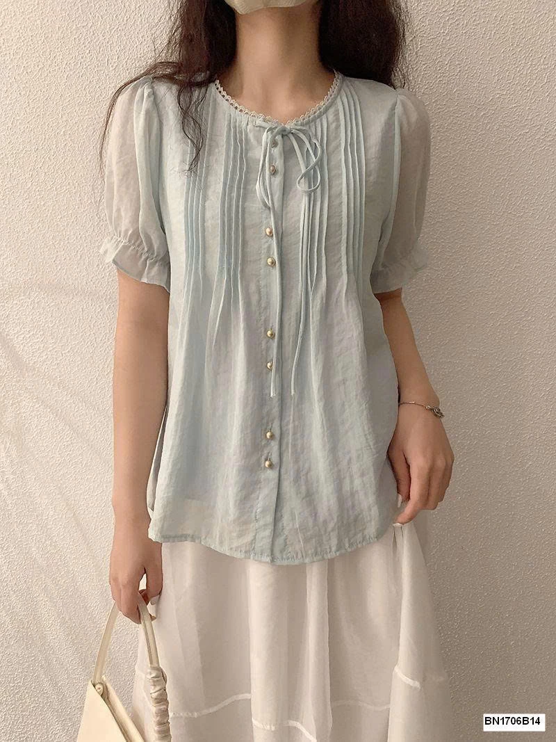 SƠ MI TAY BỒNG NỮ