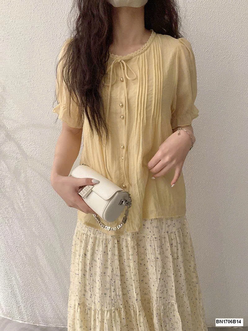 SƠ MI TAY BỒNG NỮ