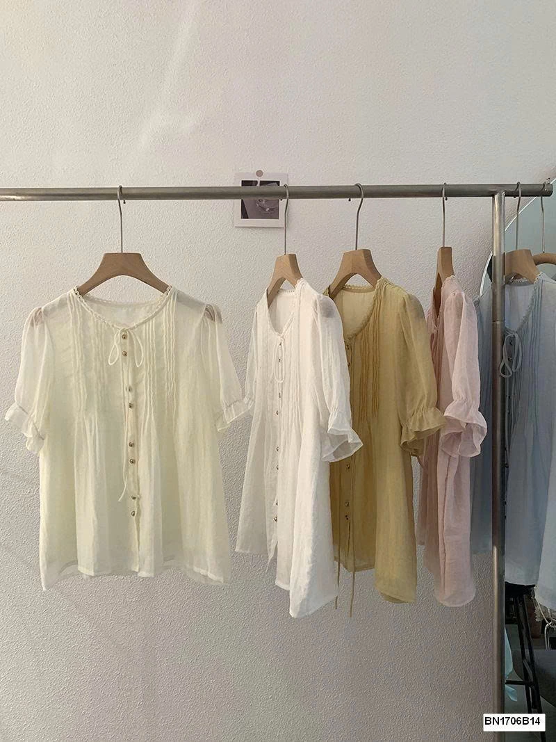 SƠ MI TAY BỒNG NỮ